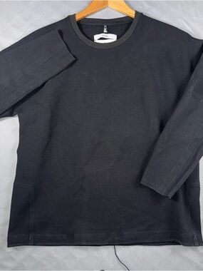 OAMC Sweatshirt Mens Medium Black Pandaemonium Back Graphic Crewneck Pullover